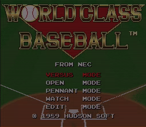 ROM World Class Baseball